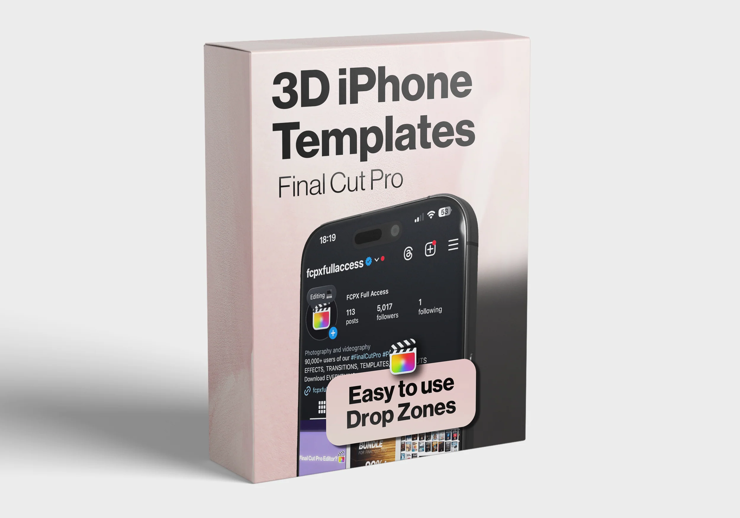 3D iPhone Templates