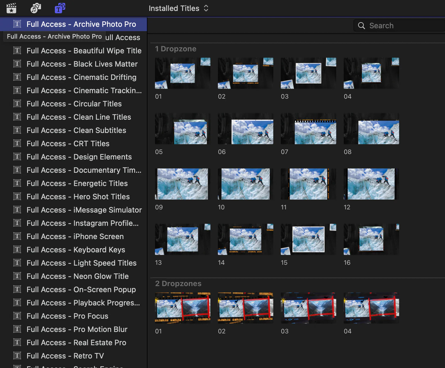Archive Photo Pro for Final Cut Pro - Image 2