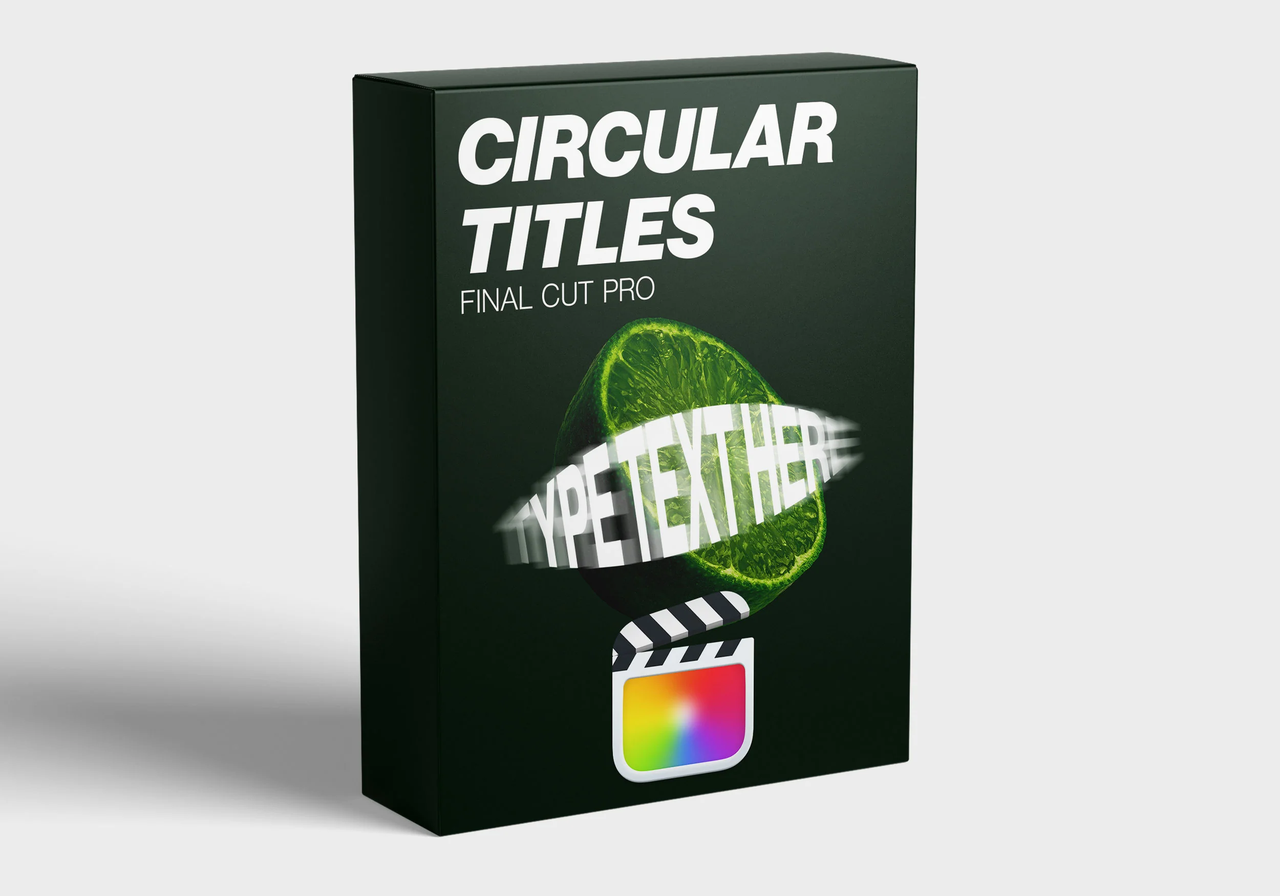 Circular Titles for Final Cut Pro