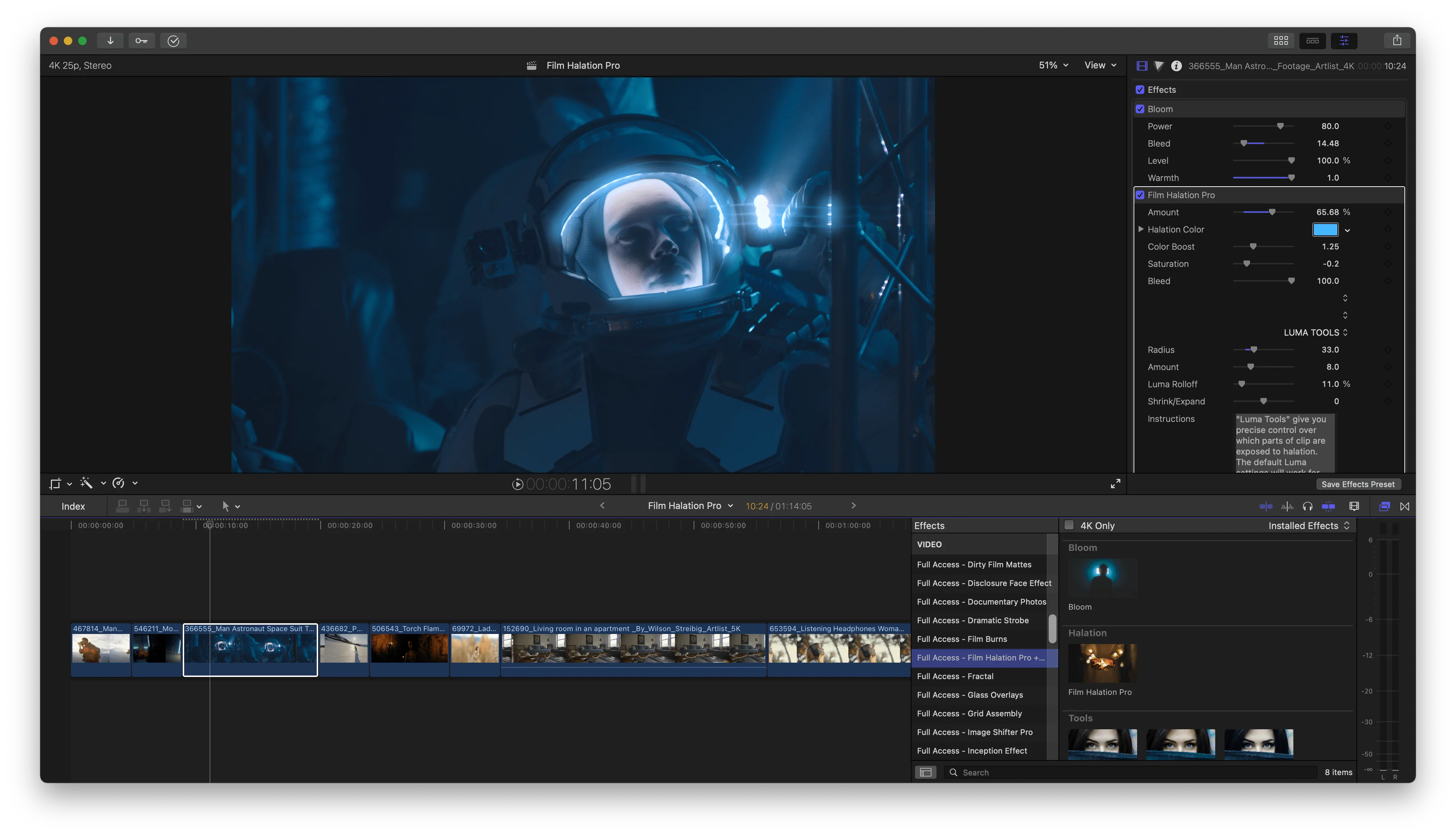 Film Halation Pro + Bloom for Final Cut Pro - Image 2