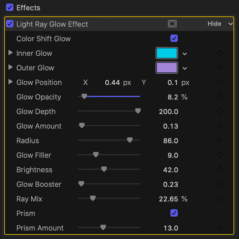 Light Ray Glow Effect - Final Cut Pro - Image 2